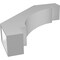 Ekena Millwork 5 1/2-in. W x 24-in. D x 24-in. H Merced Architectural Grade PVC Knee Brace BRCP055X24X24MRC - alternate 5